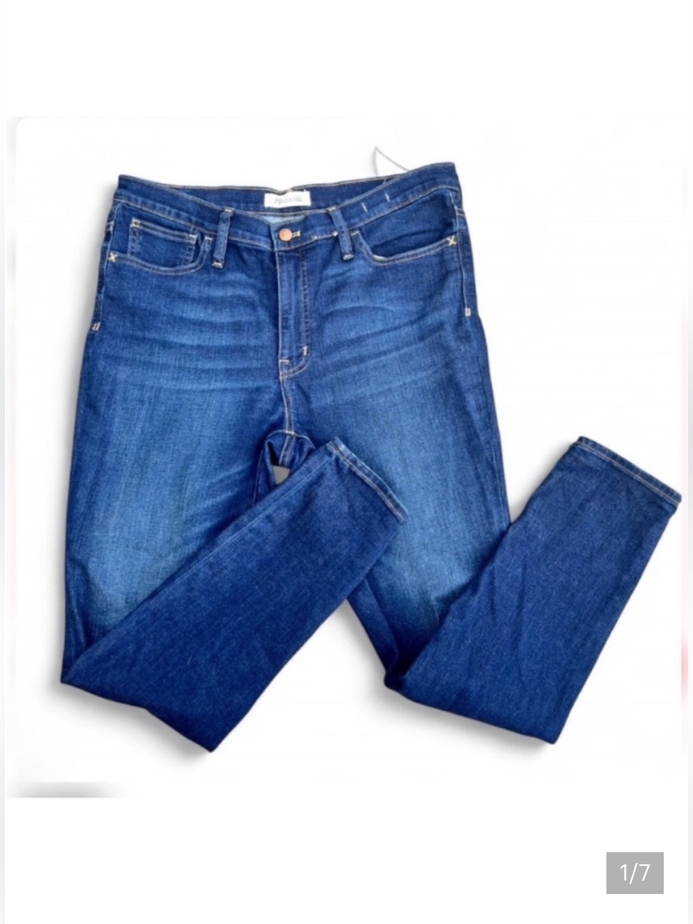 Madewell 9” High Rise Skinny Jeans Size 31